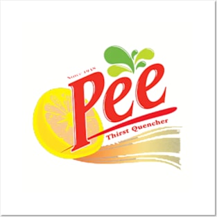 Pee Posters and Art